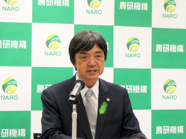 研究を「翻訳」し伝える　農研機構の千葉新理事長が就任挨拶